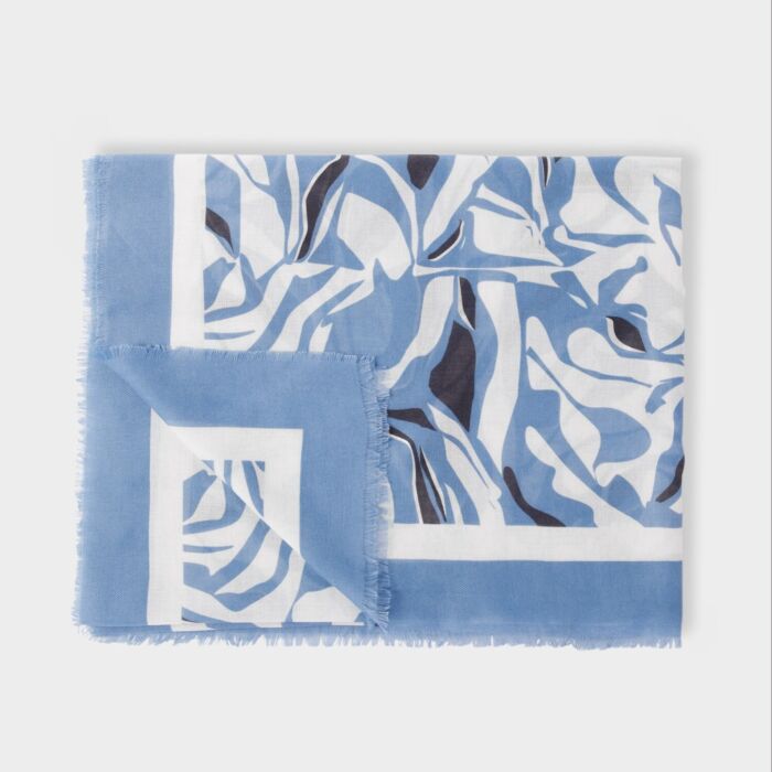 Katie Loxton Printed Foil Scarf - Blossom Print